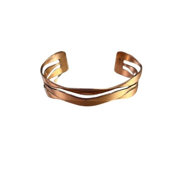 Renoir Jewelry - Renoir Vintage Signed Copper Bangle Bracelet